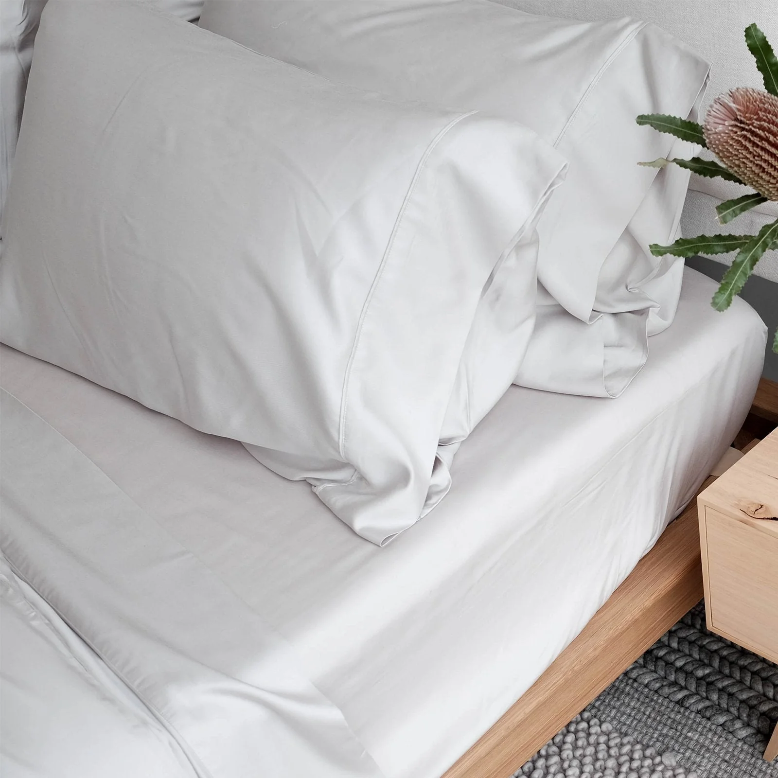 Silver Bamboo Pillowslip - Image 3