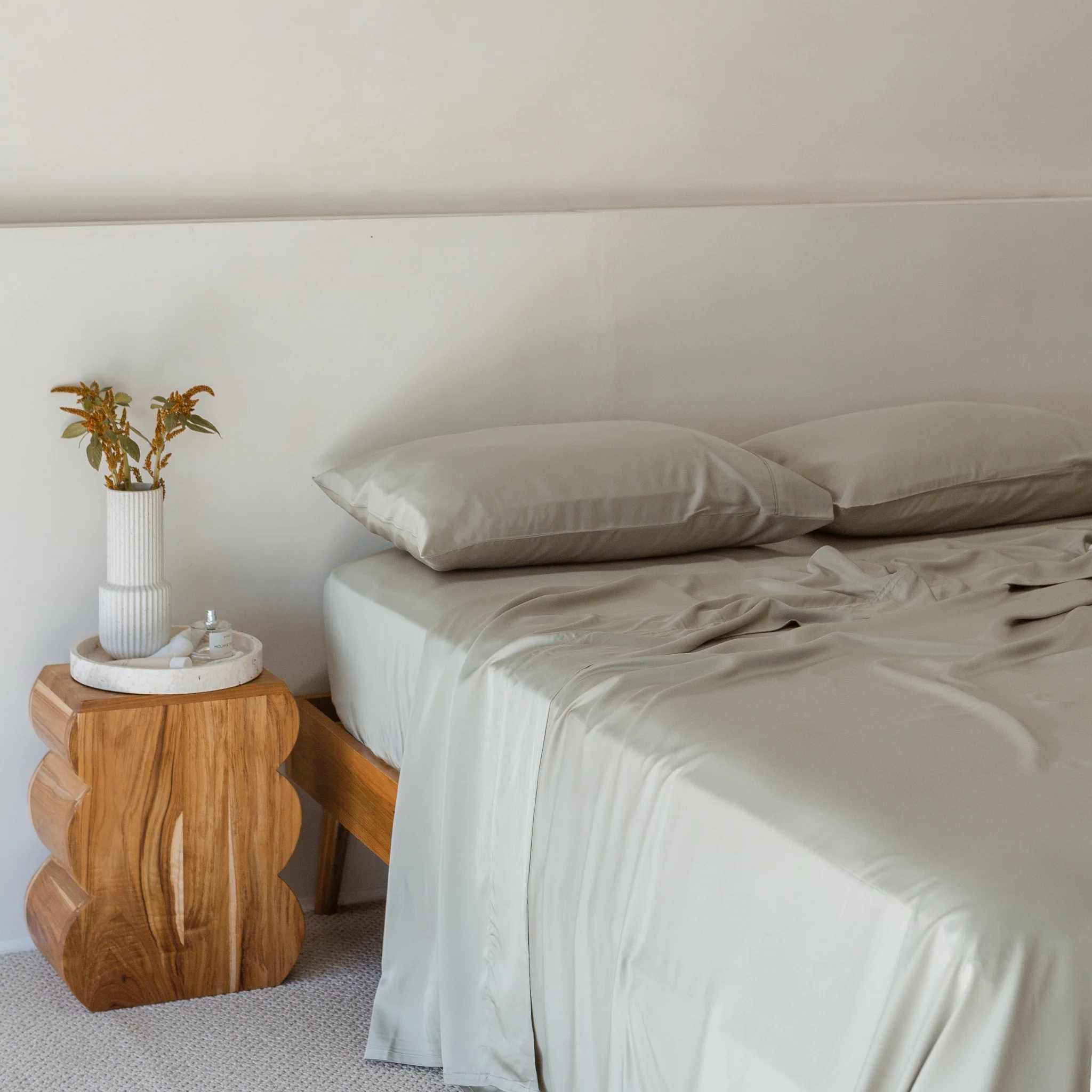 Olive Bamboo Sheet Set - Image 3