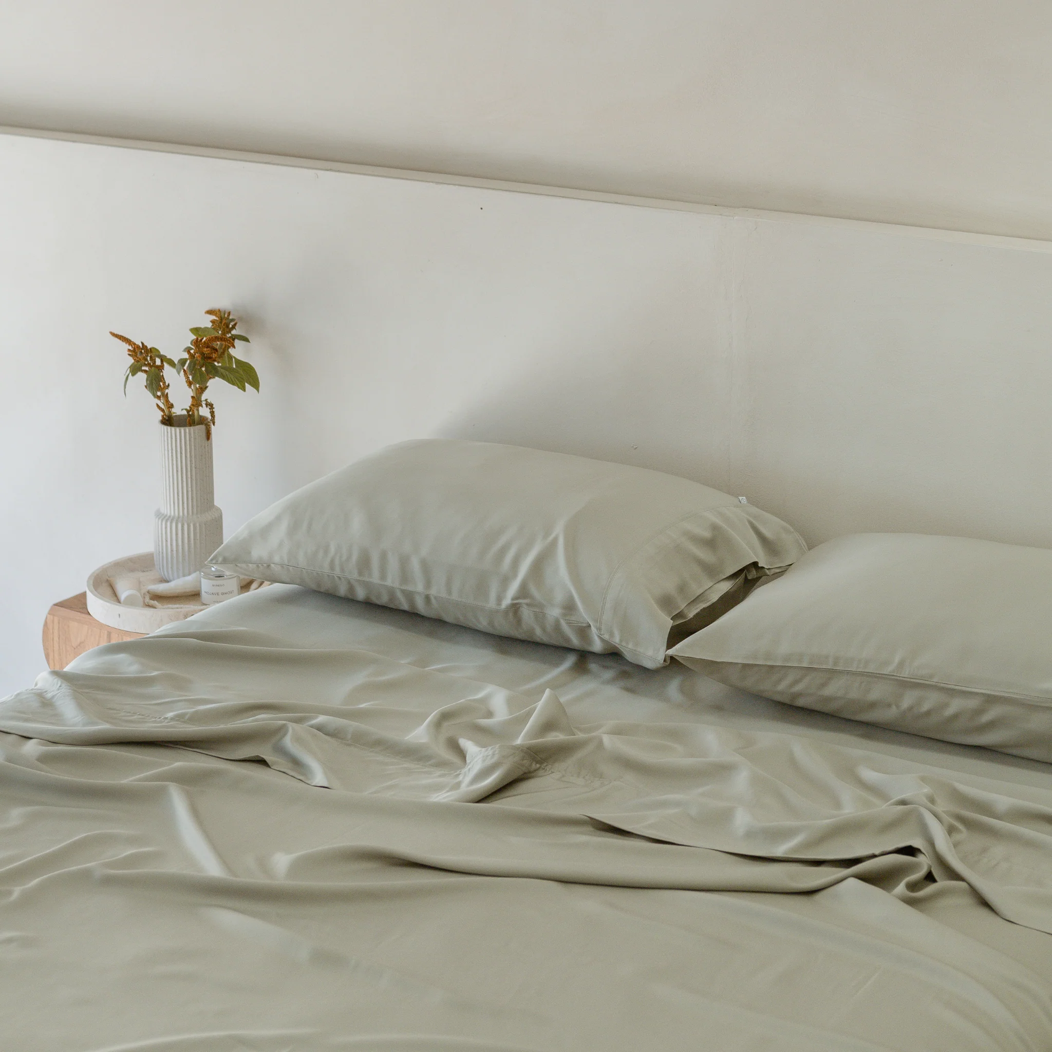 Olive Bamboo Sheet Set - Image 4