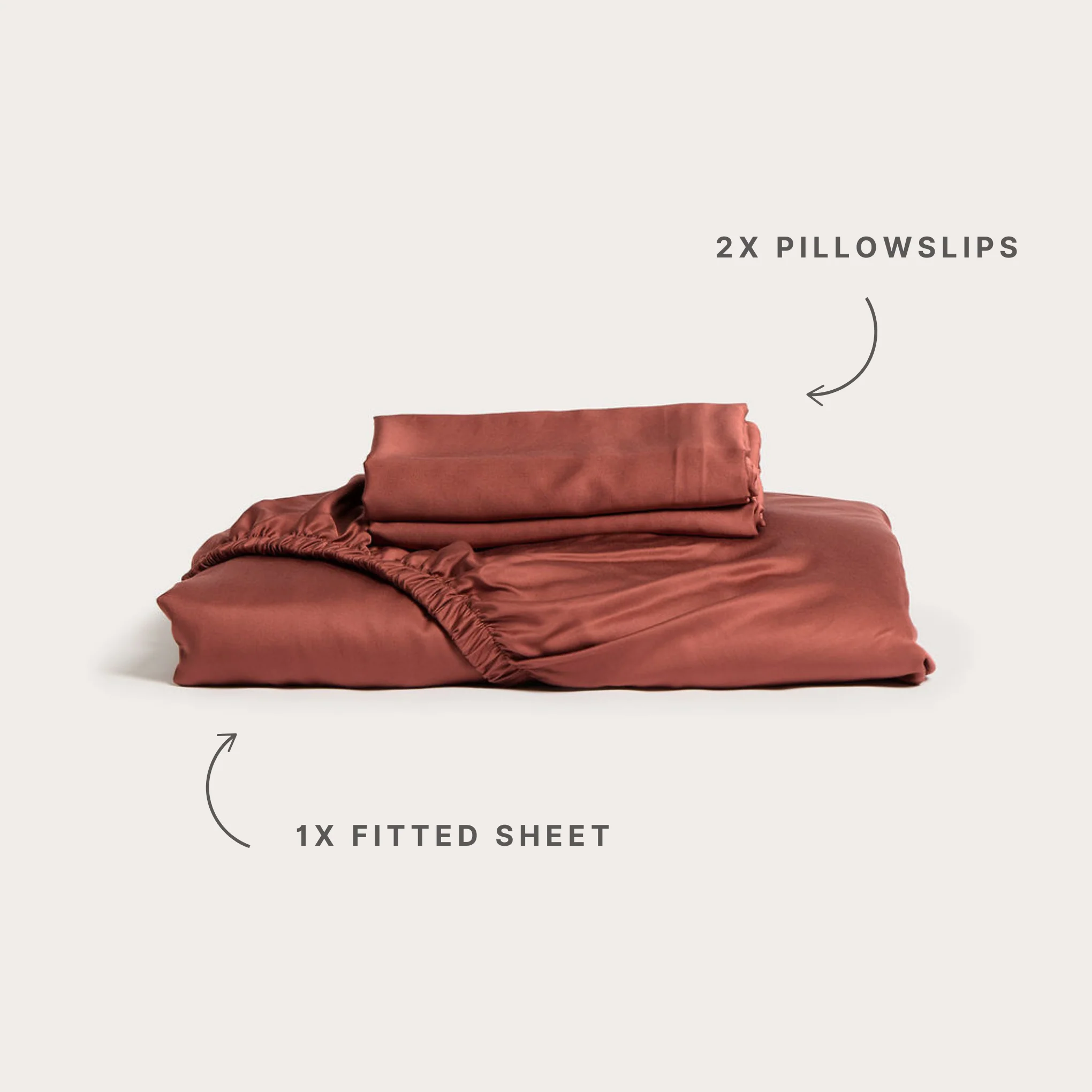Cinnamon Bamboo Fitted Sheet - Image 3