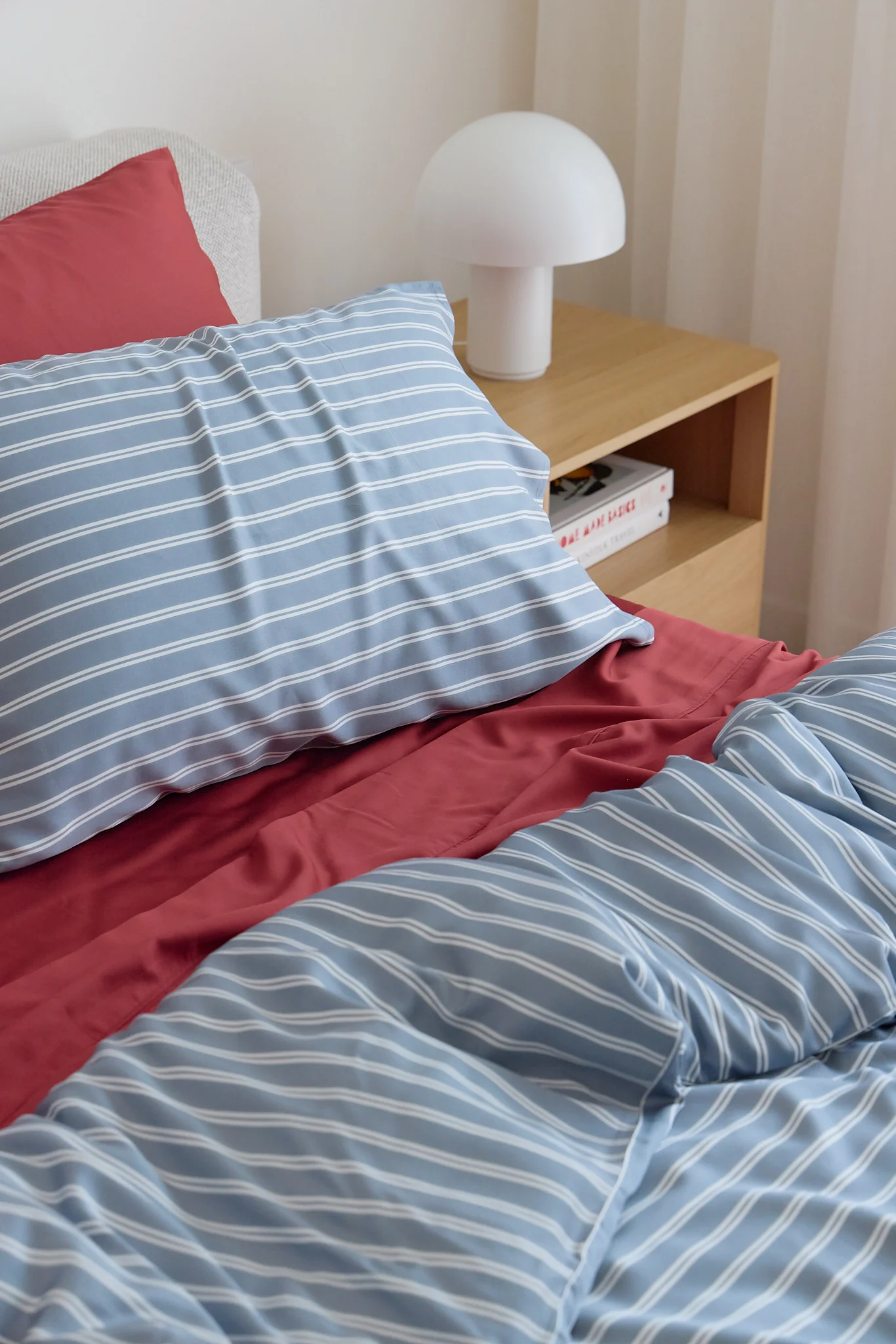 Bay Stripe Bamboo Quilt Cover - Image 10