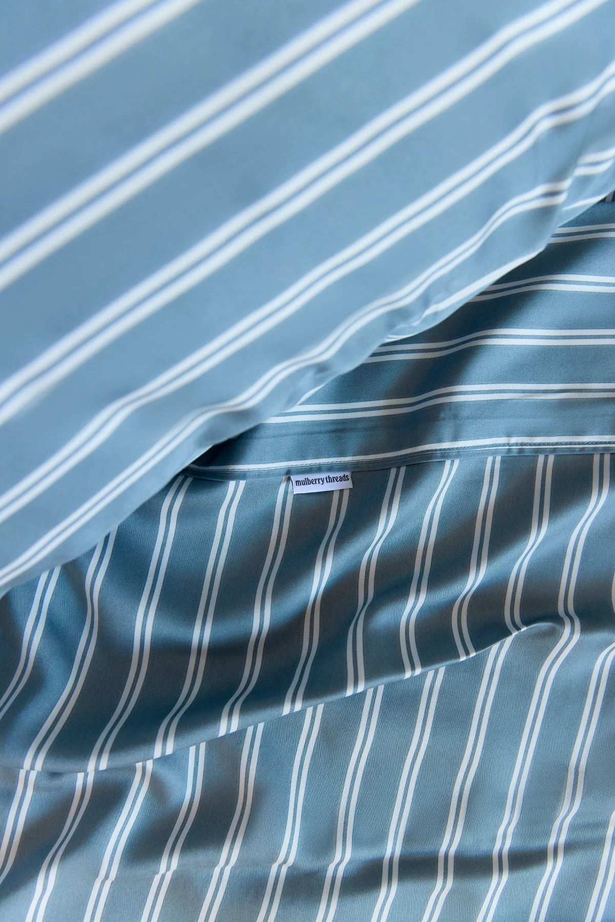 Bay Stripe Bamboo Quilt Cover - Image 11