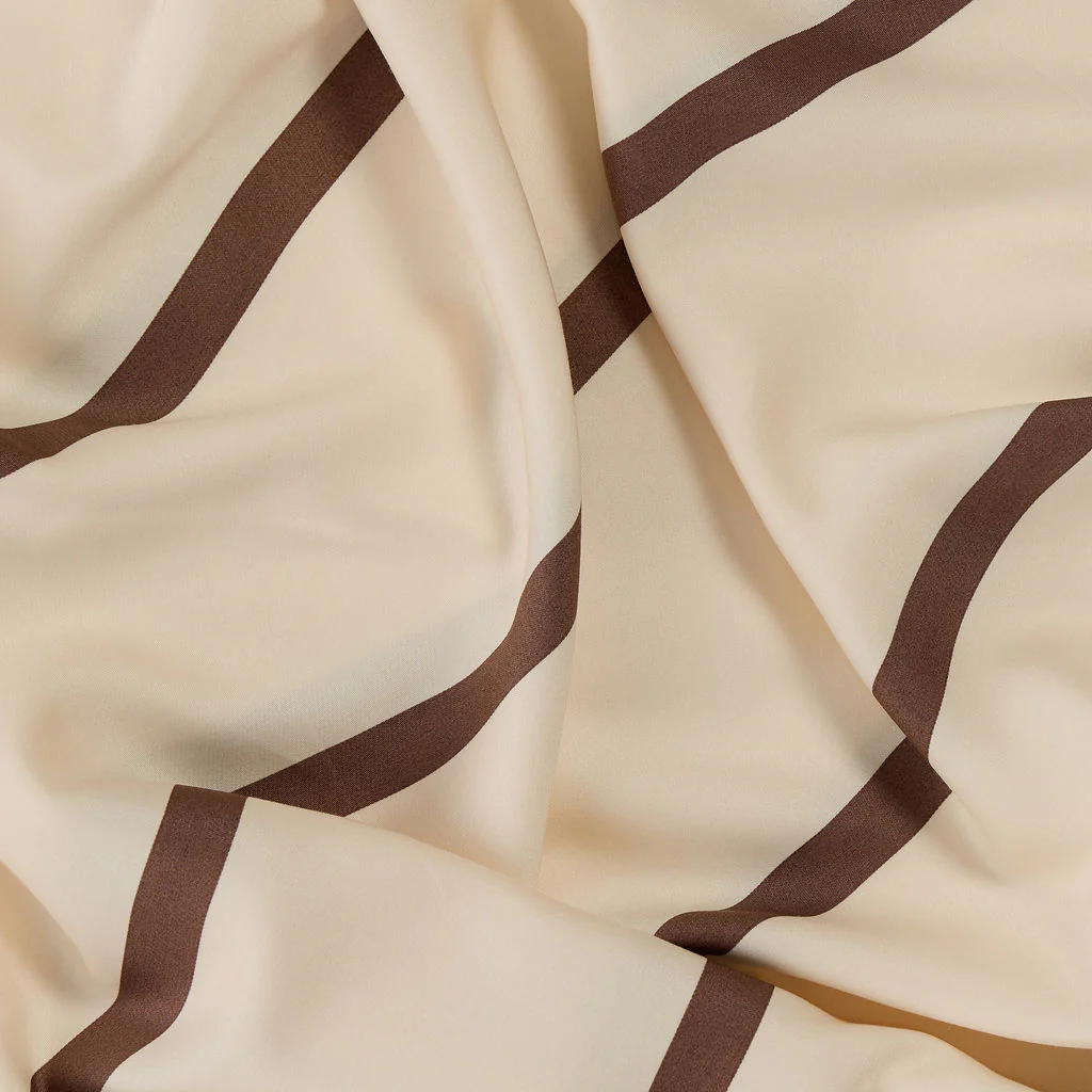 Chocolate Stripe Bamboo Quilt Cover - Image 13