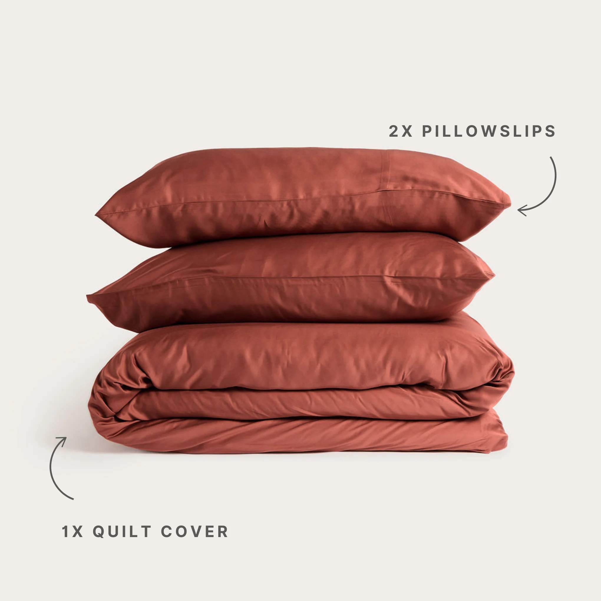 Cinnamon Bamboo Quilt Cover - Image 3