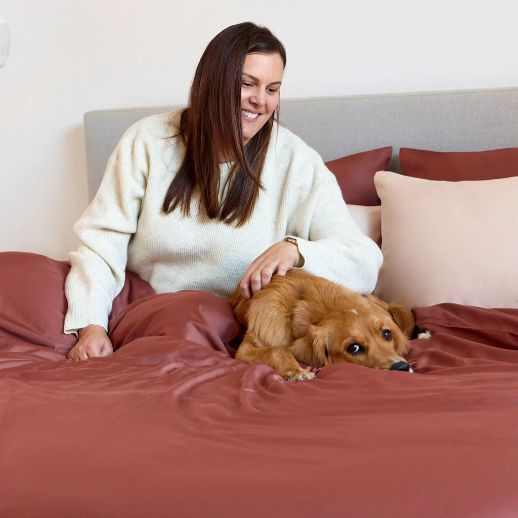 Cinnamon Bamboo Quilt Cover - Image 6
