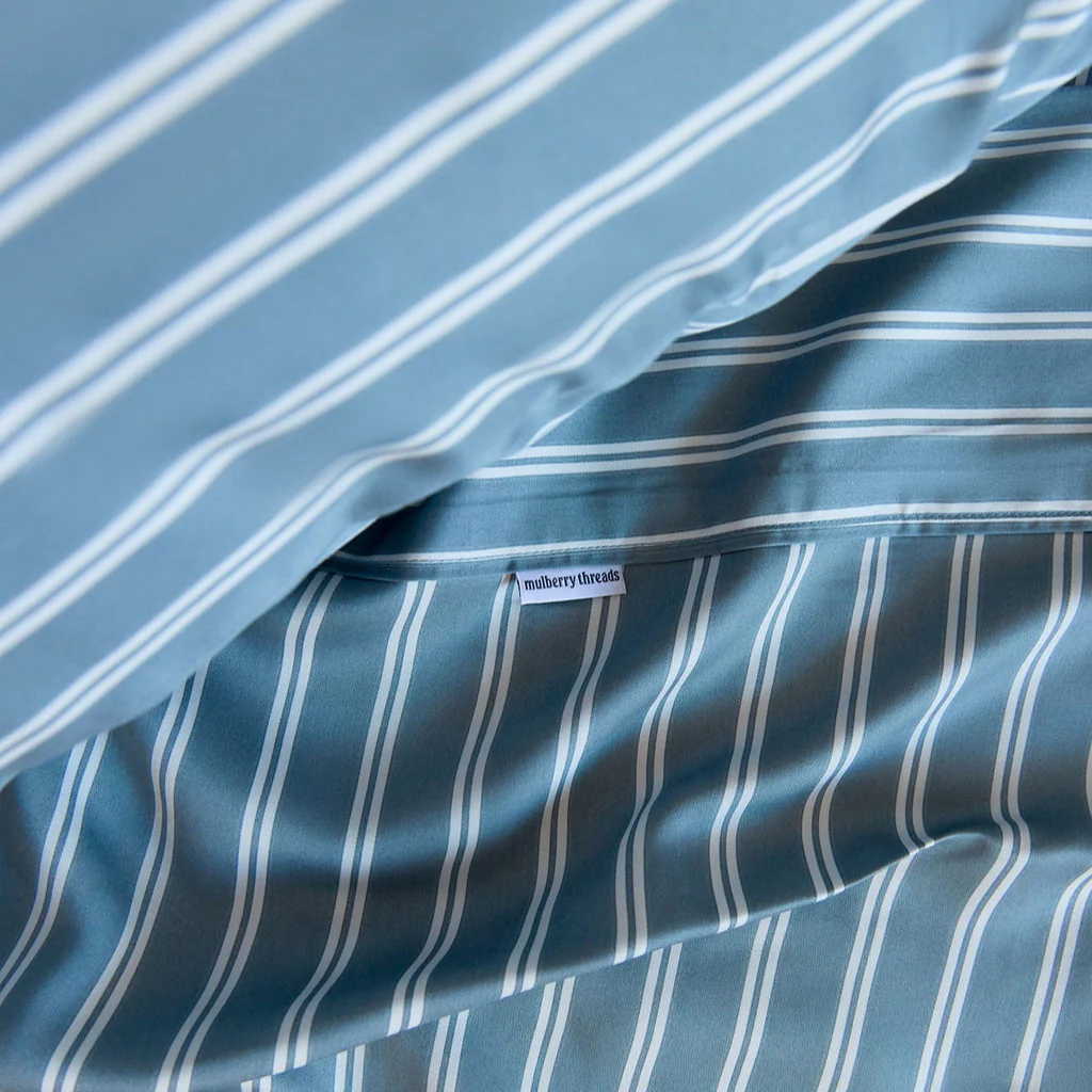 Bay Stripe Bamboo Sheet Set - Image 6
