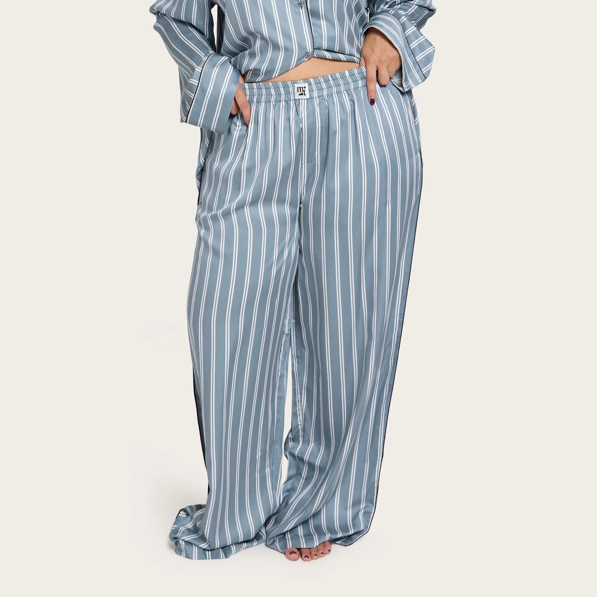 Bay Stripe Lottie Bamboo Pant - Image 5