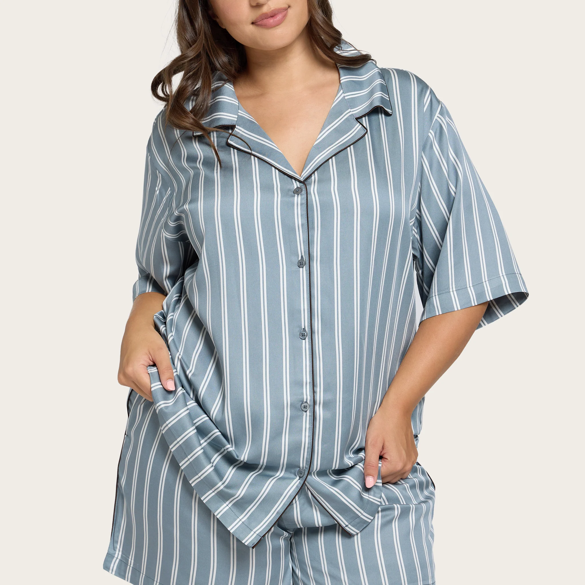Bay Stripe Lottie Bamboo Shirt - Image 4