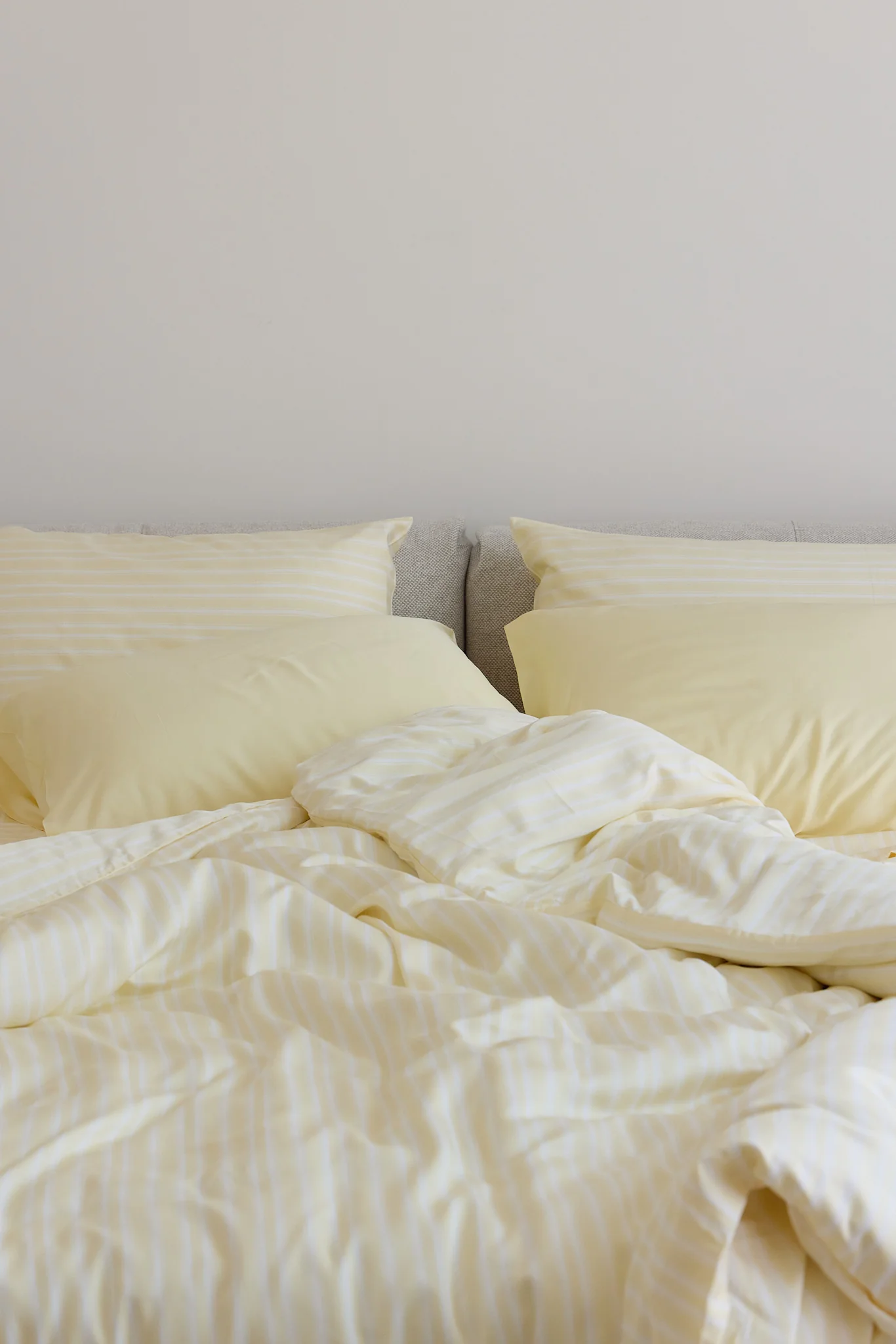 Butter Stripe Bamboo Quilt Cover - Image 5