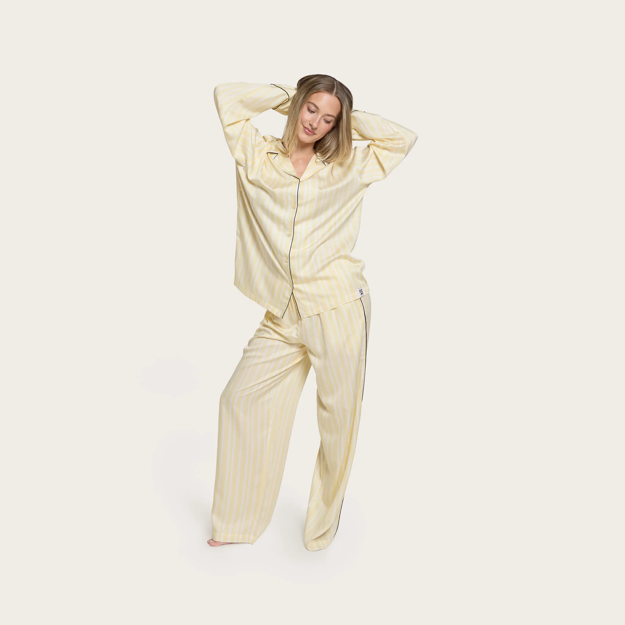 Butter Stripe Lottie Bamboo Pant - Image 3