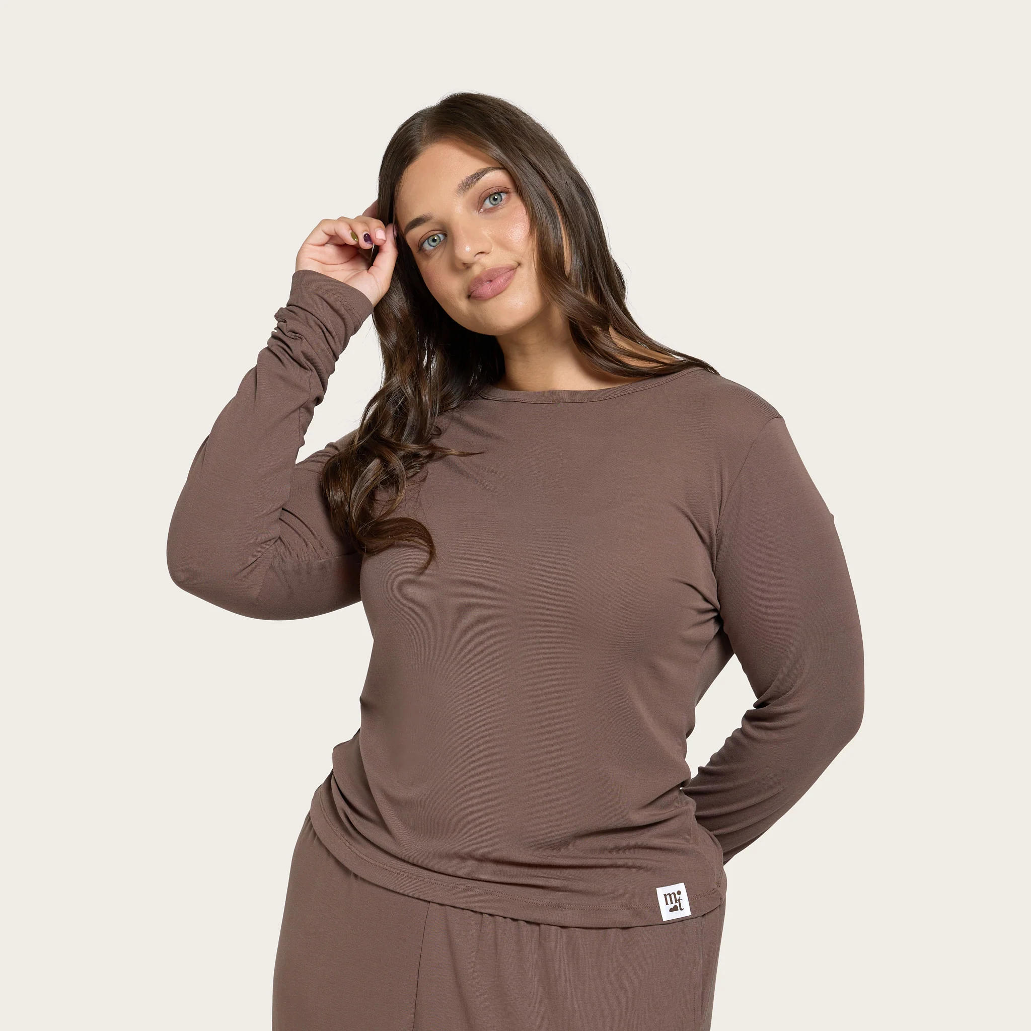 Cocoa Rumi Bamboo Long Sleeve Top - Image 4