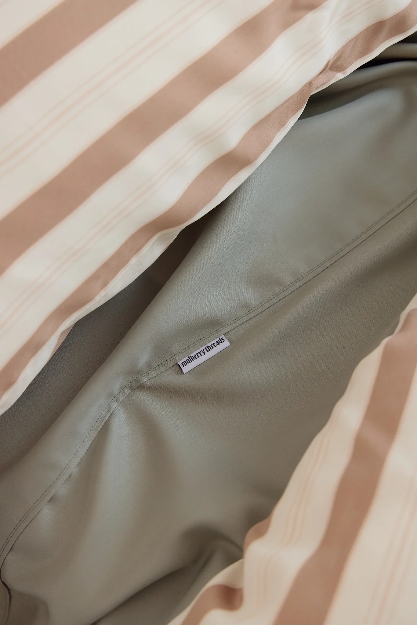 Haven Stripe Bamboo Quilt Cover - Image 7