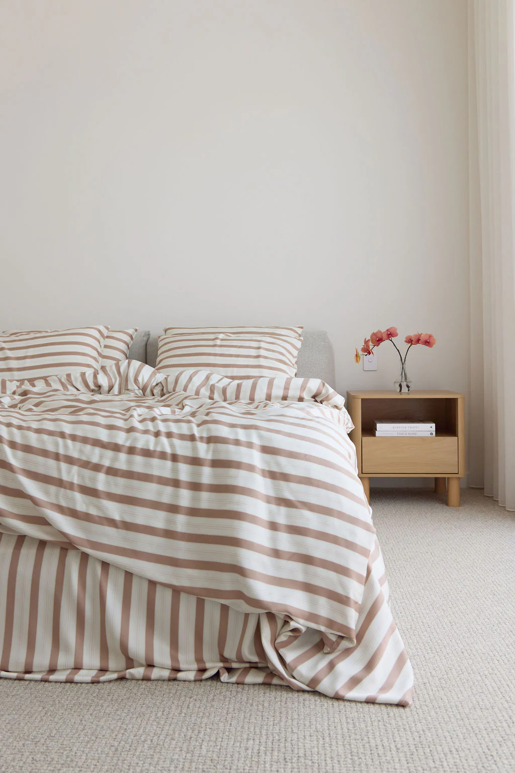 Haven Stripe Bamboo Sheet Set - Image 4
