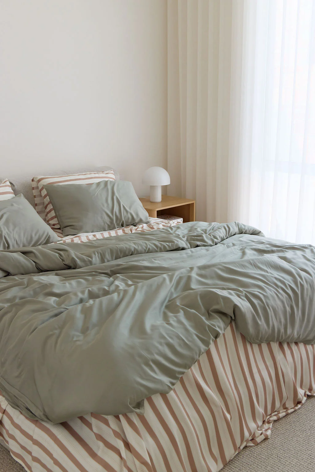 Haven Stripe Bamboo Sheet Set - Image 5