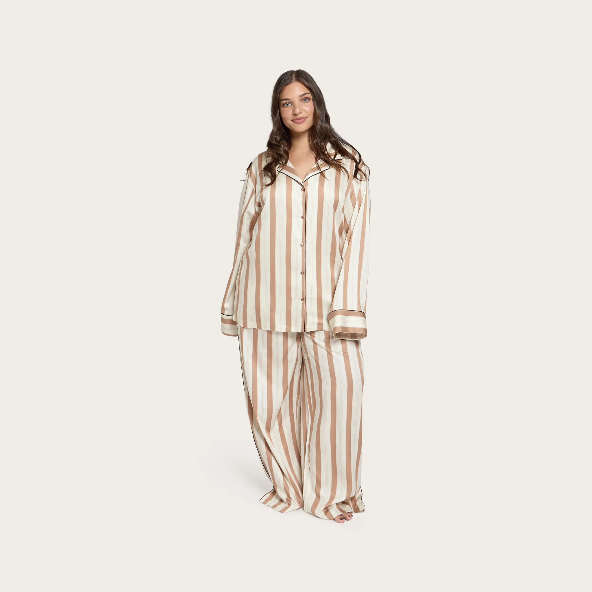 Haven Stripe Lottie Bamboo Long Sleeve Shirt - Image 4